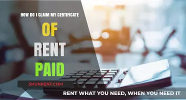 Claiming Your Certificate of Rent Paid: A Step-by-Step Guide