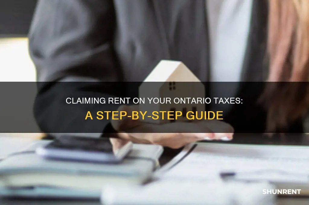 how do i claim rent on my taxes ontario