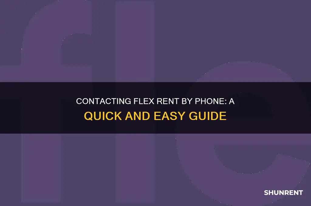 how do i contact flex rent by phone