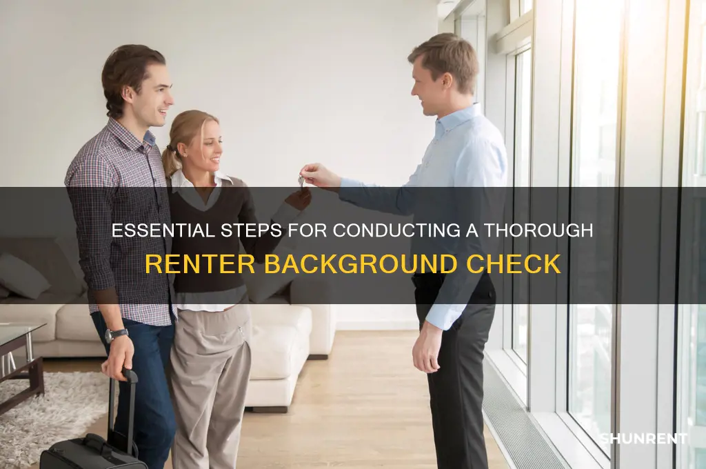 how do i do a background check on a renter