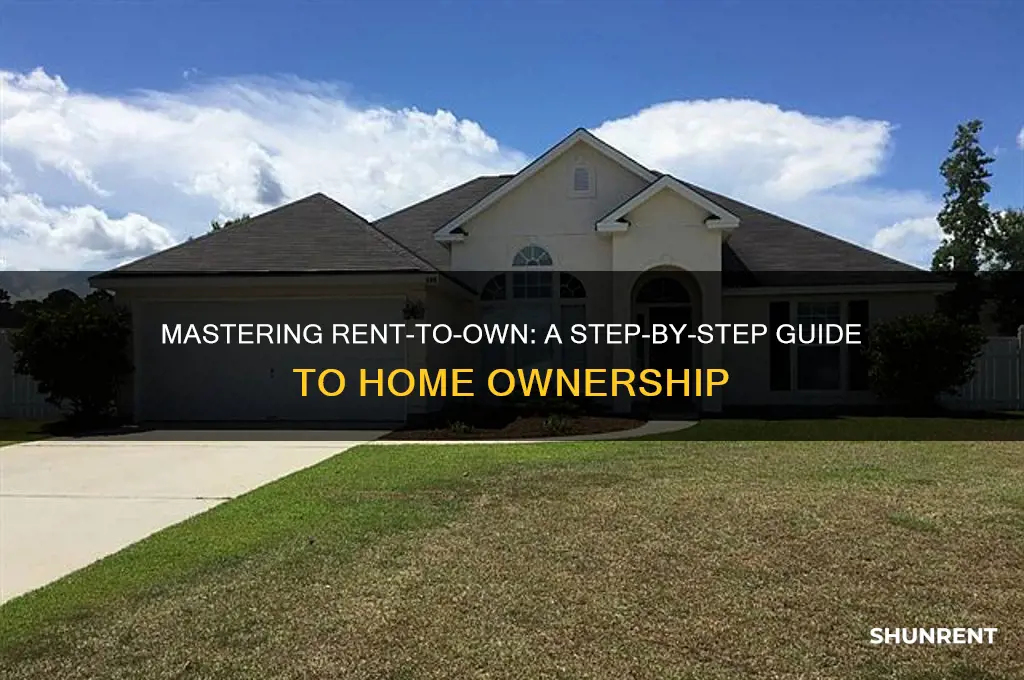 how do i do a rent to own