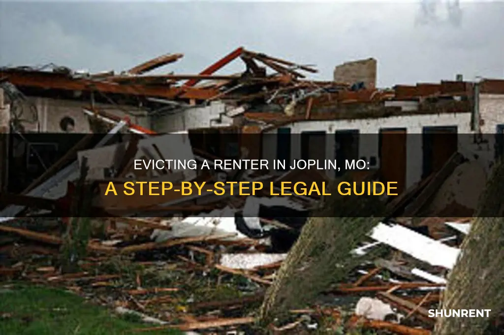 how do i evict a renter in joplin mo