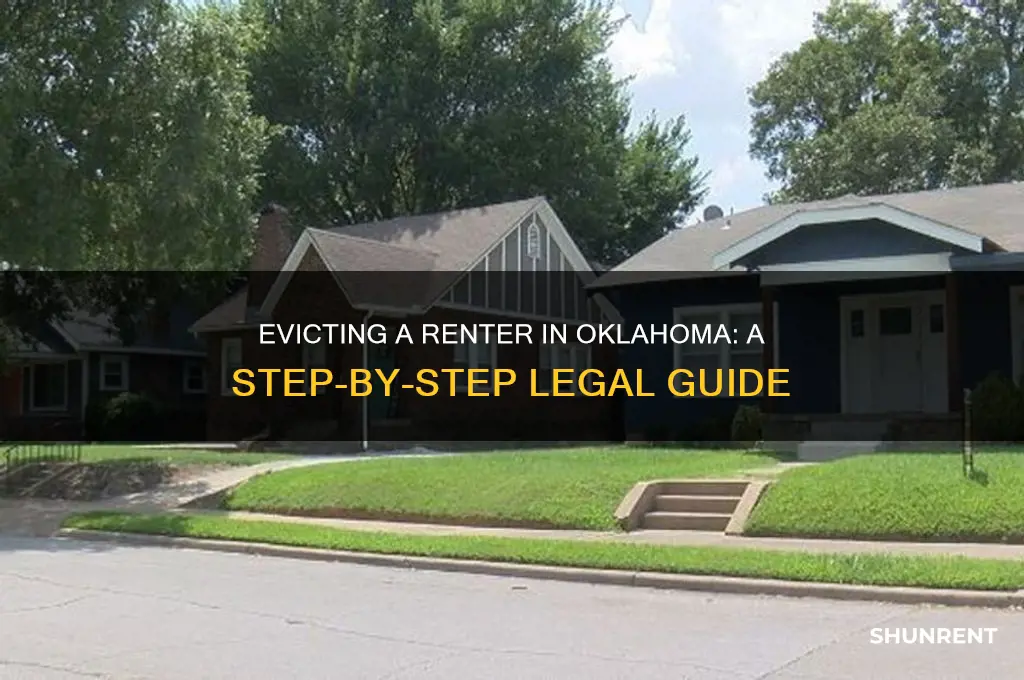 how do i evict a renter in oklahoma