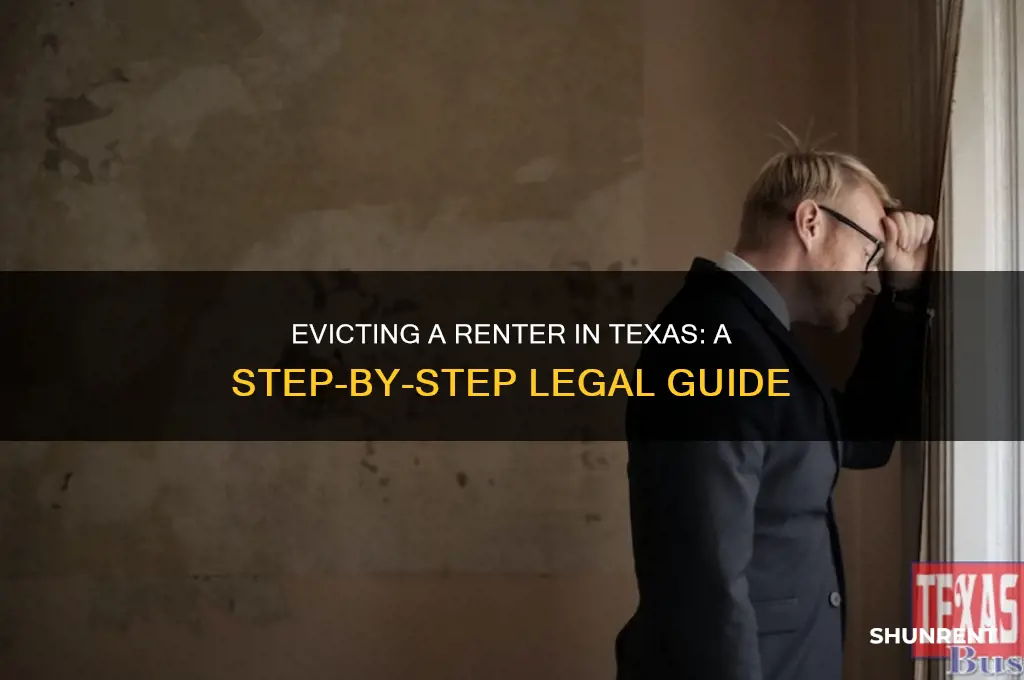 how do i evict a renter in texas