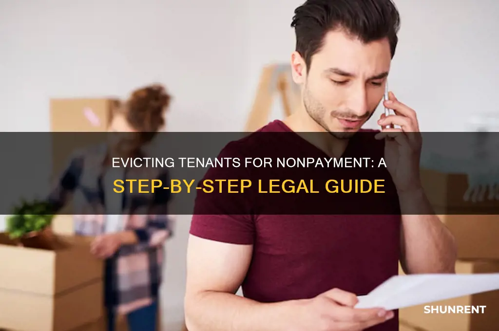 how do i evict a tenant for nonpayment of rent