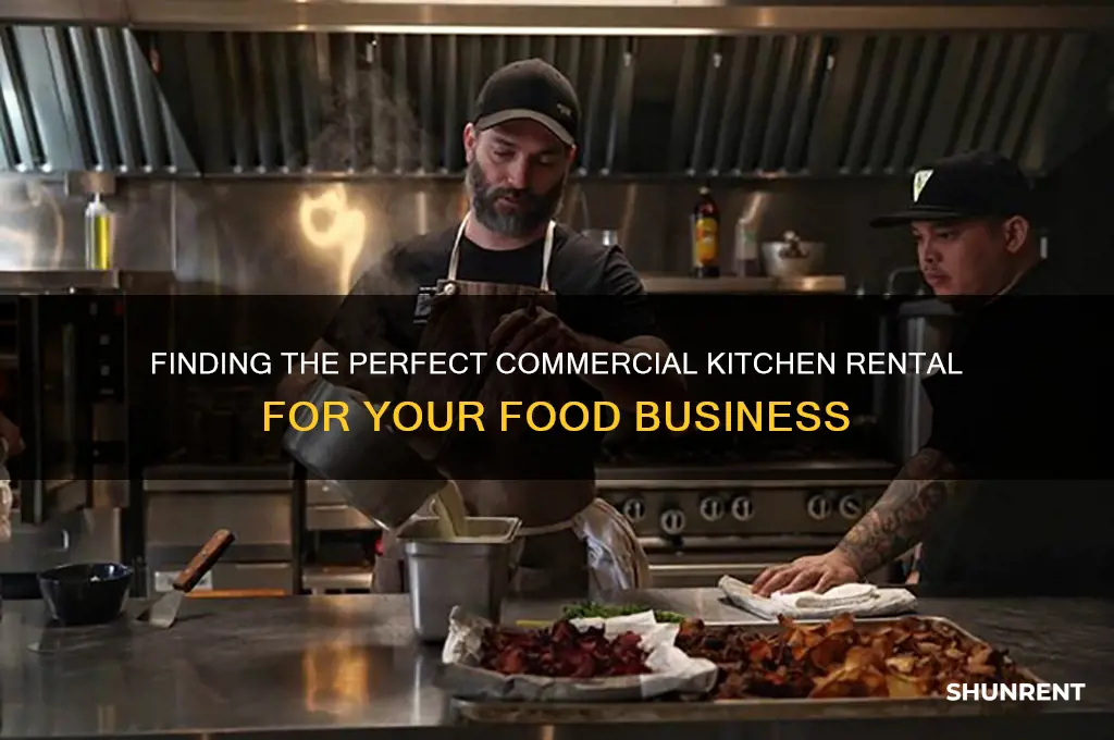 how do i find a commercial kitchen to rent