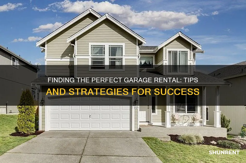how do i find a garage to rent