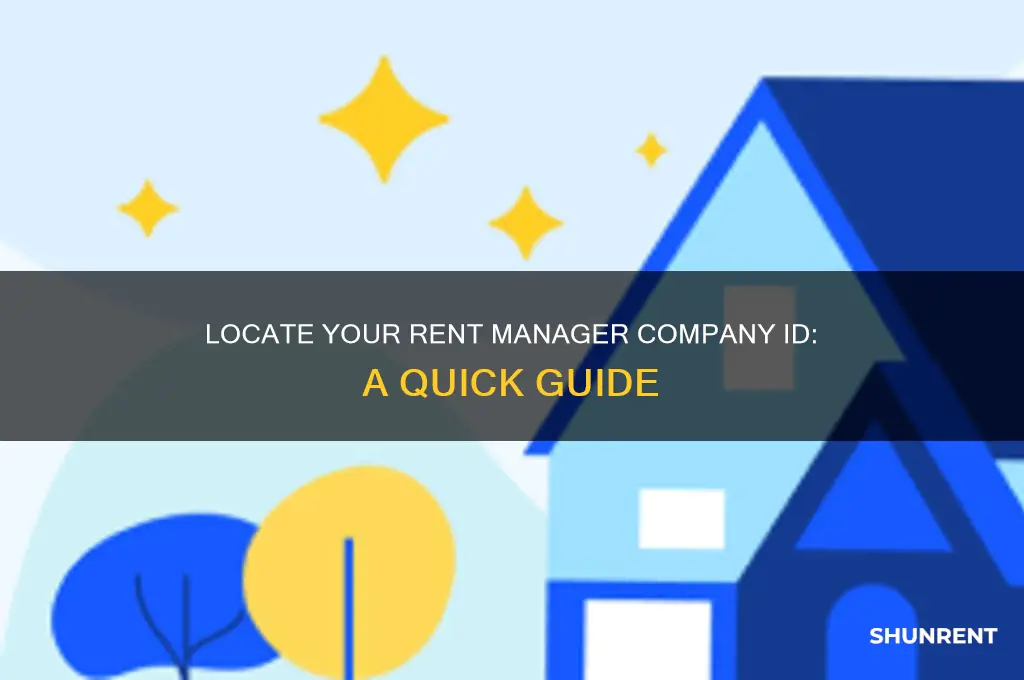 how do i find my company id on rent manager