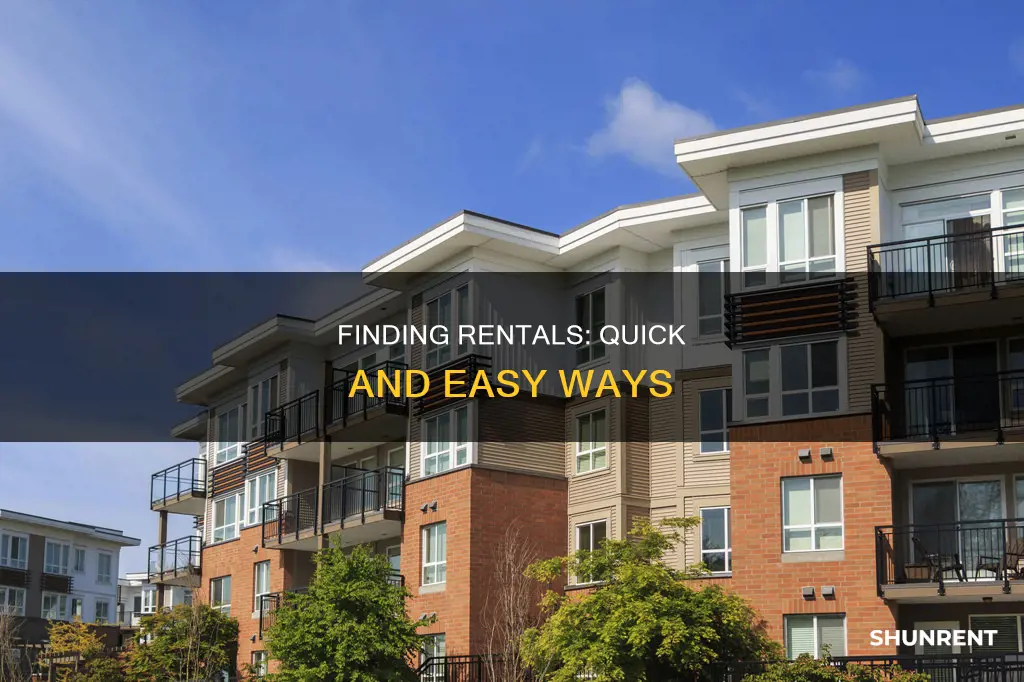 how do i find rentals in my area