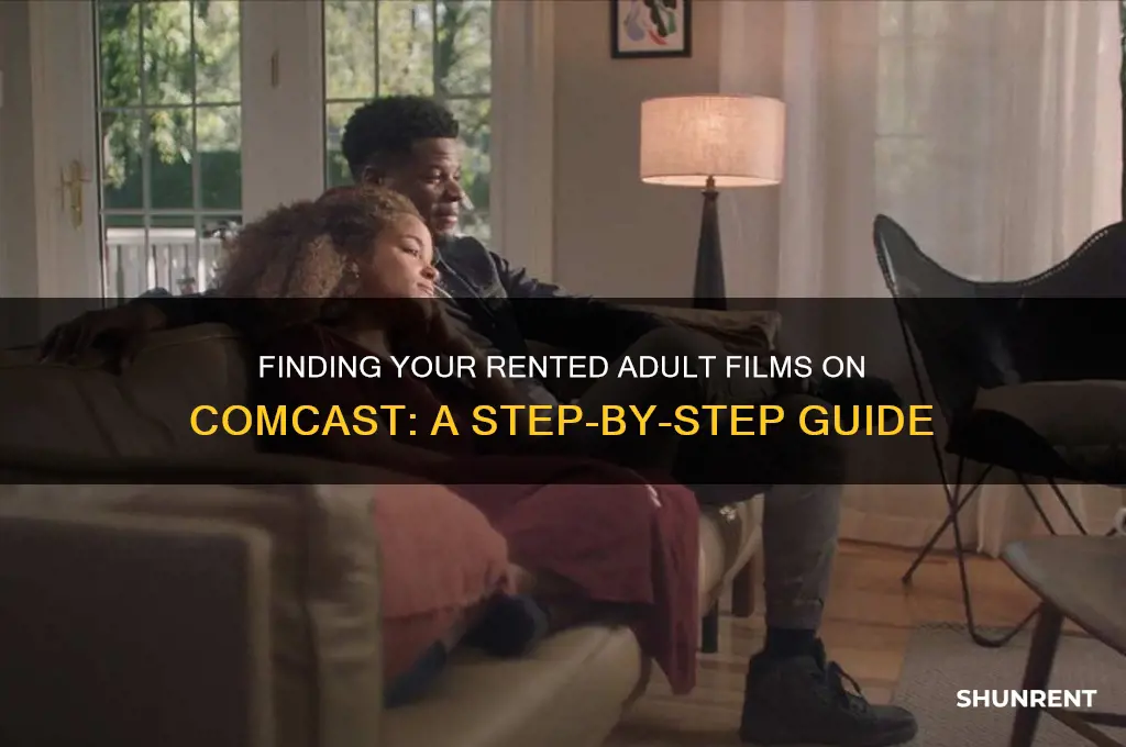 how do i gind my afult gilms rented comcast