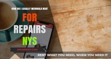 Legally Withholding Rent for Repairs in NYS: A Tenant’s Guide