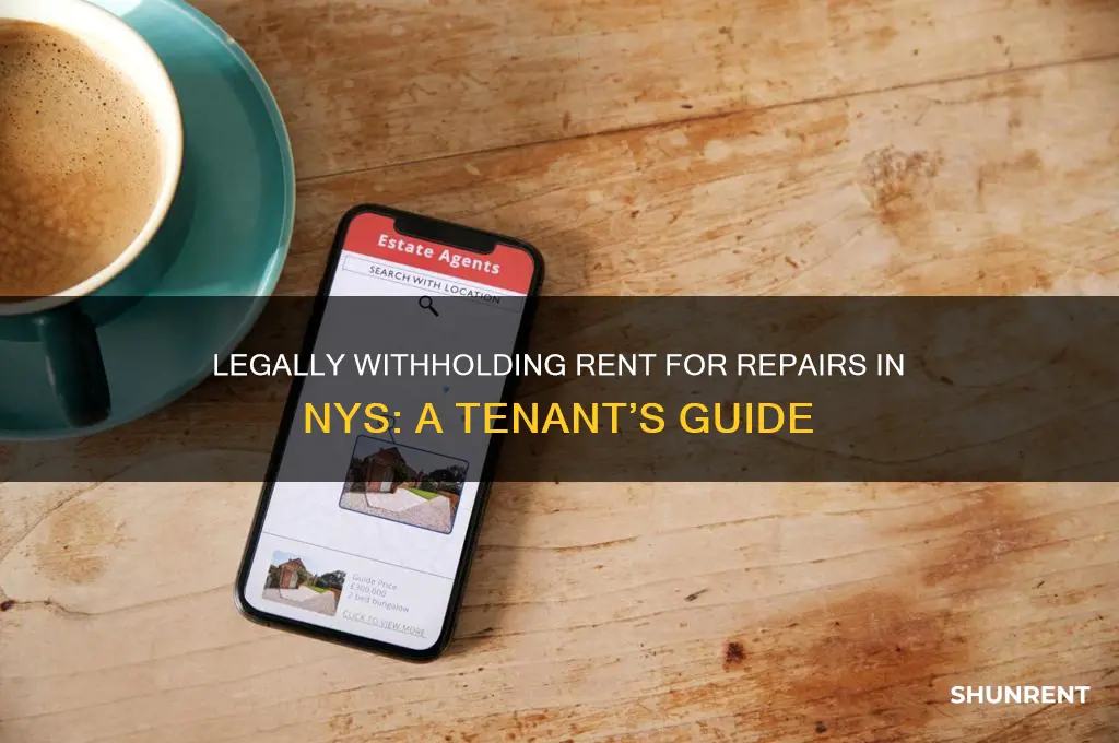 how do i legally withhold rent for repairs nys