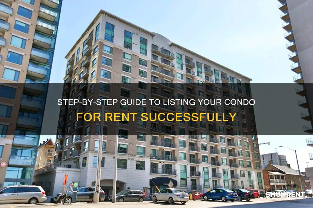 how do i list my condo for rent