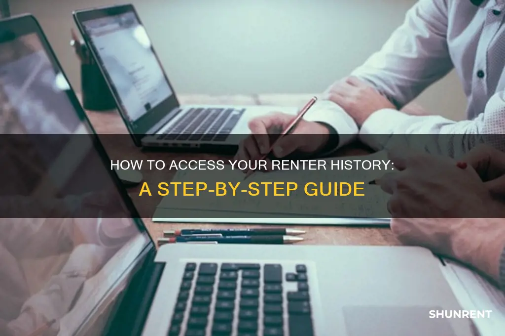 how do i look up my renter history