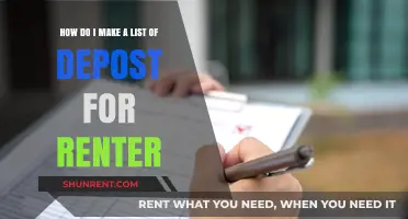 Creating a Comprehensive Renter Deposit List: A Step-by-Step Guide