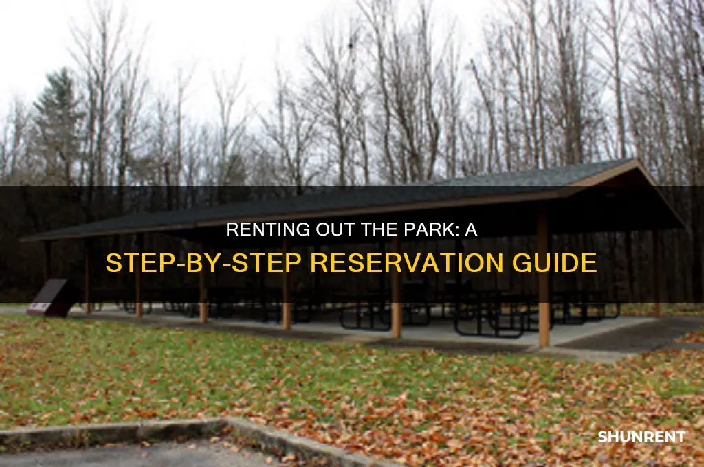 how do i make reservations to rent out the park