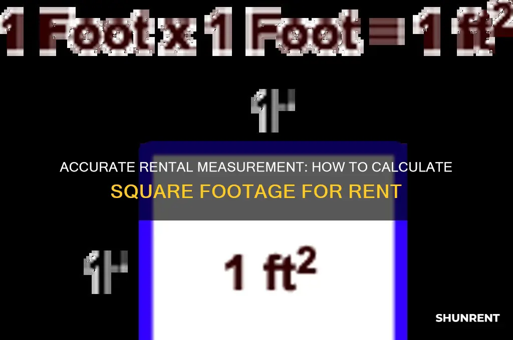 how do i measure square footage for rent