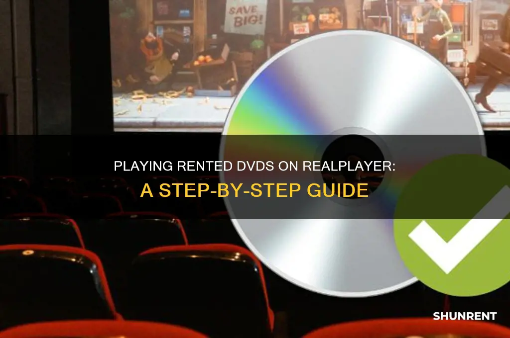 how do i play a rented dvd on real player