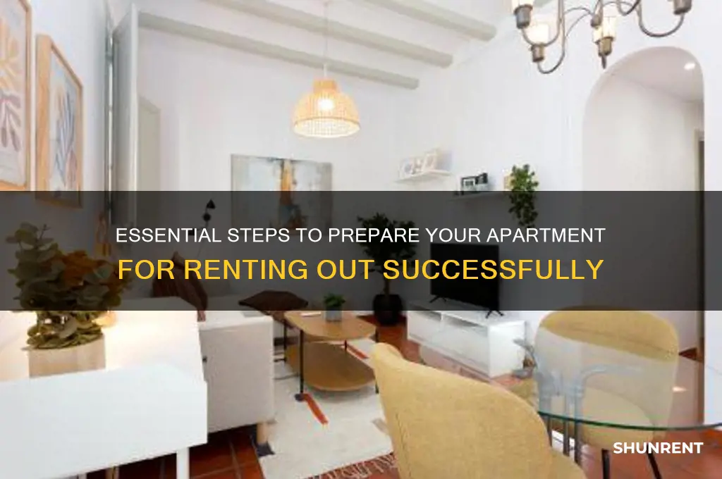how do i prepare an appartment to rent out