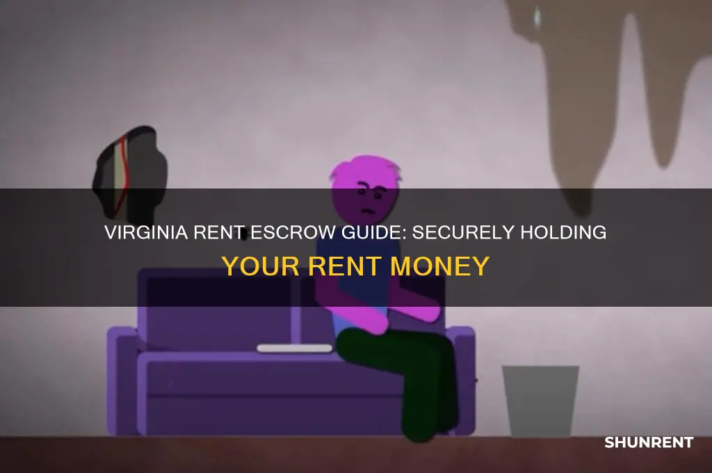 how do i put my rent money in escrow virginia