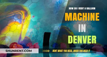 Renting a Balloon Machine in Denver: A Simple Guide