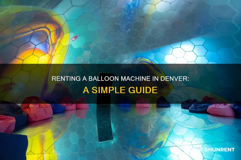 how do i rent a balloon machine in denver