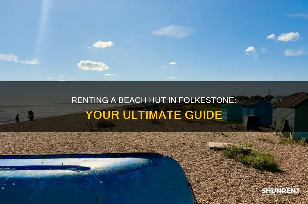 how do i rent a beach hut in folkestone