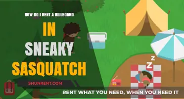 Renting a Billboard in Sneaky Sasquatch: A Step-by-Step Guide