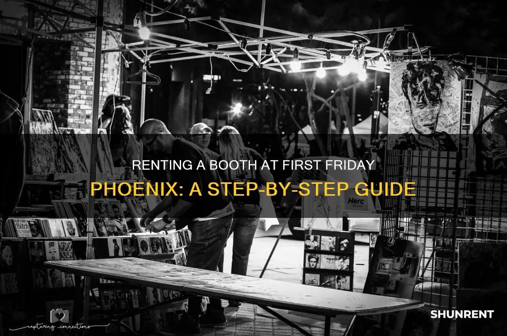how do i rent a booth at first friday phoenix