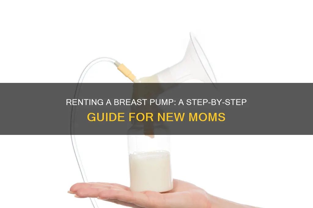 how do i rent a breast pump