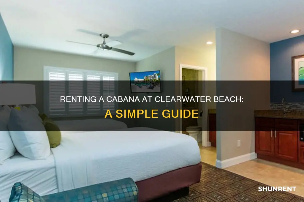 how do i rent a cabana at clearwater beach