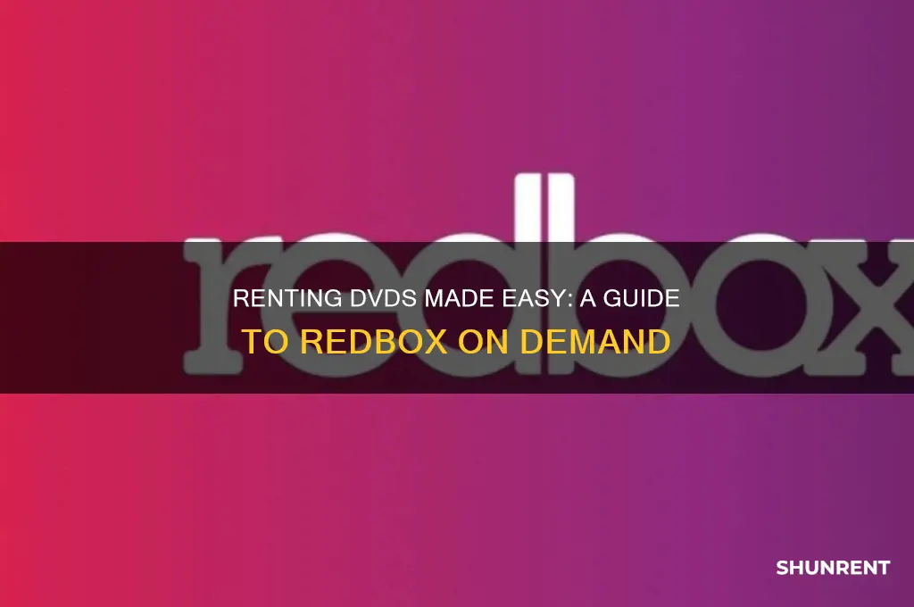 how do i rent a dvd from redbox on demand