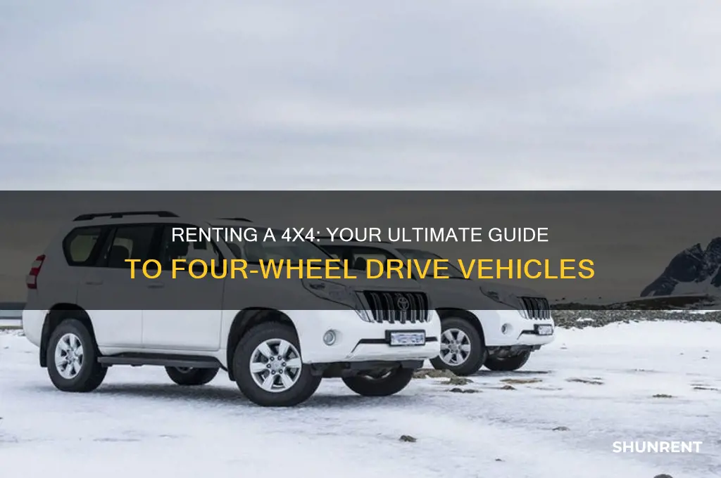 how do i rent a four wheel drive vehicle