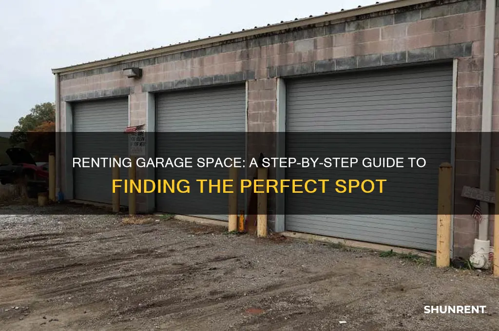 how do i rent a garage space