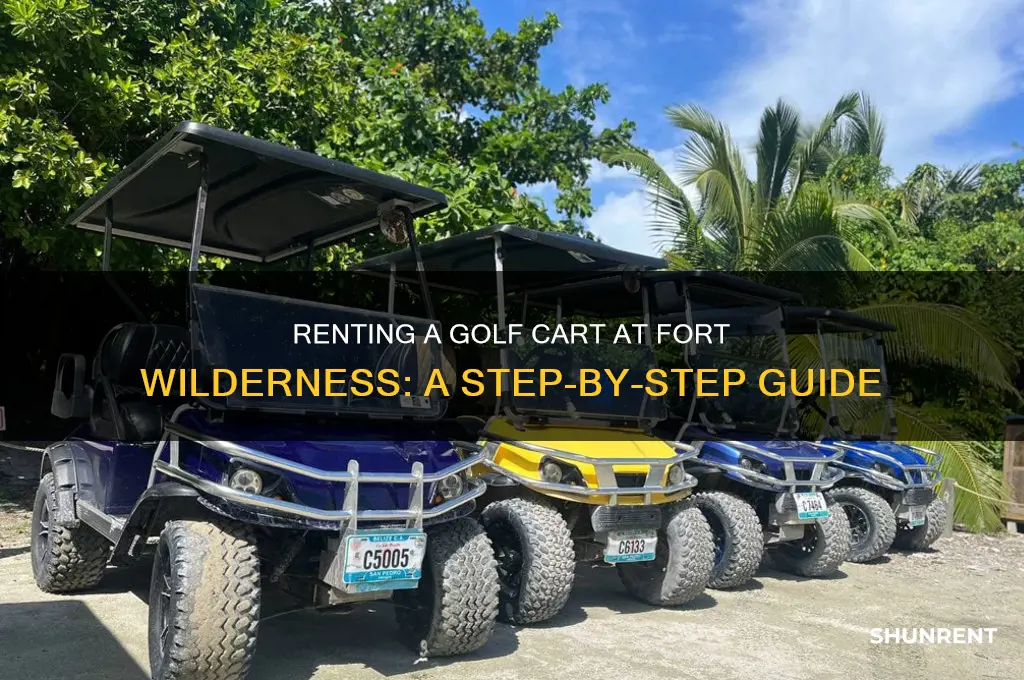 how do i rent a golf cart at fort wilderness