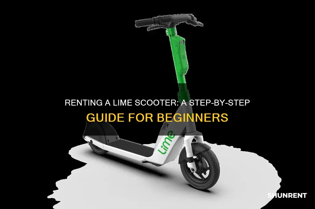 how do i rent a lime scooter