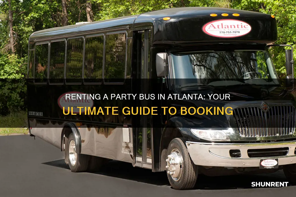 how do i rent a party bus in atlanta
