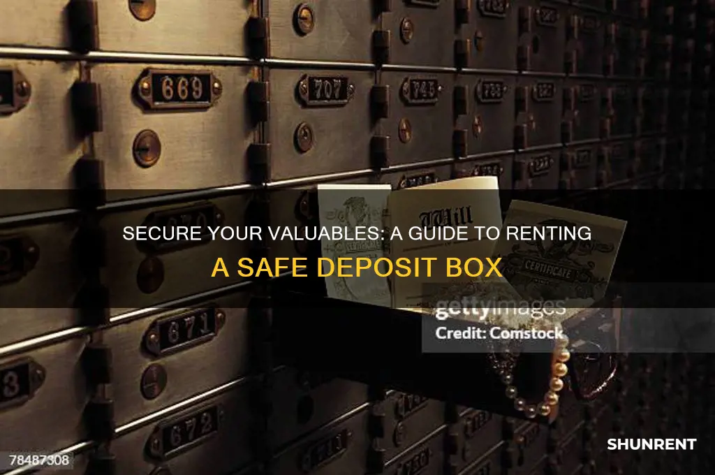 how do i rent a safe deposit box