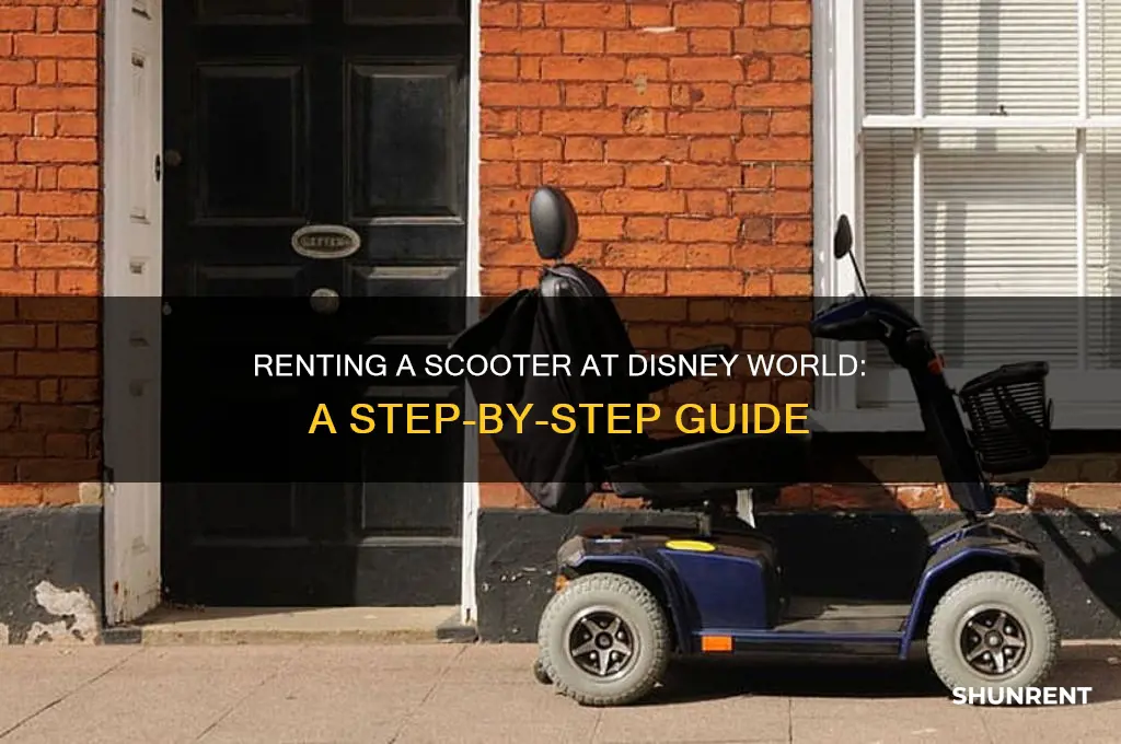 how do i rent a scooter at disney world