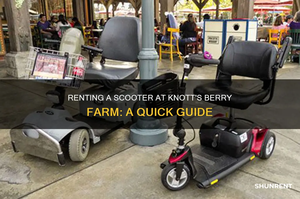 how do i rent a scooter from knotts berry farm