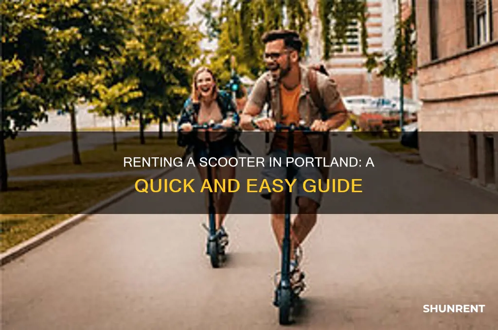 how do i rent a scooter in portland