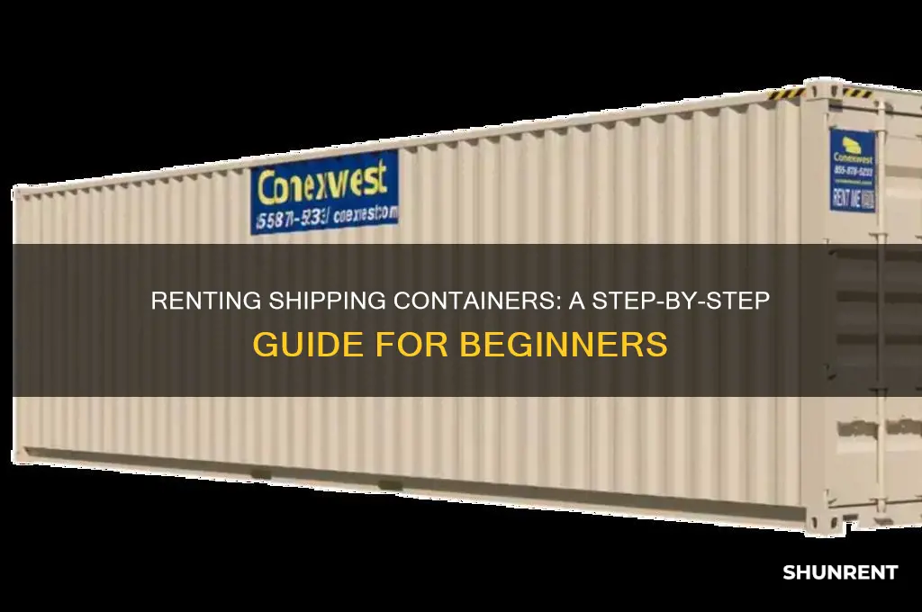 how do i rent a shipping container