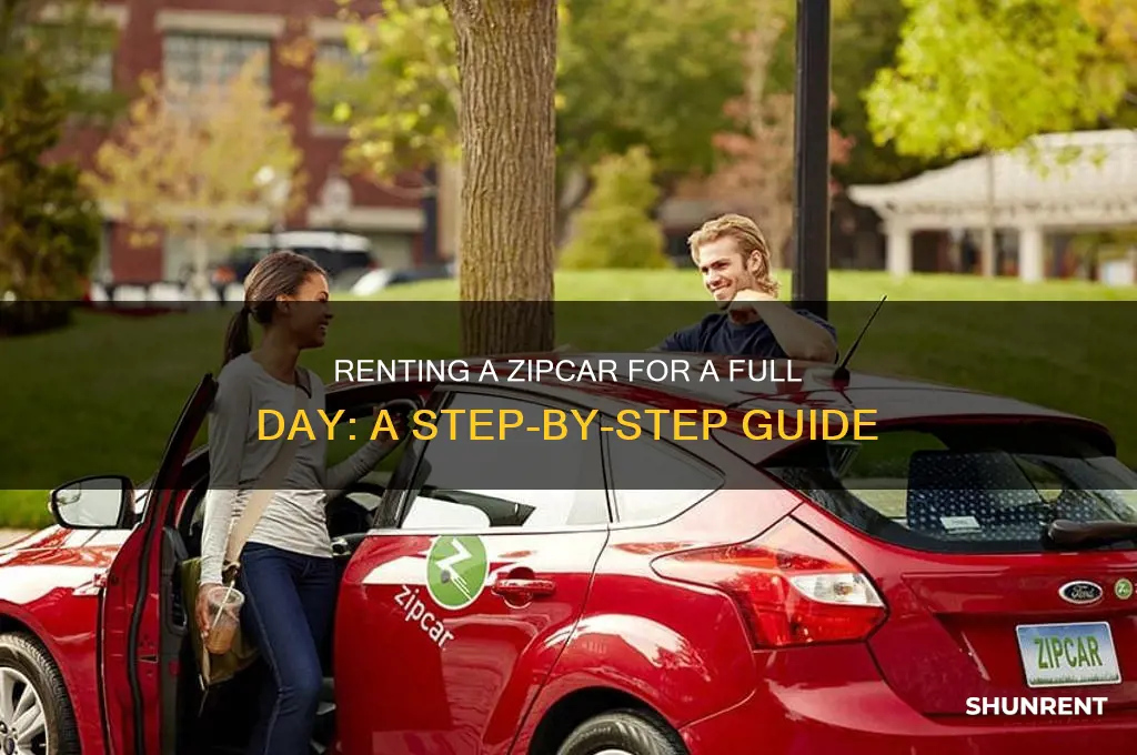 how do i rent a zipcar for an entire day