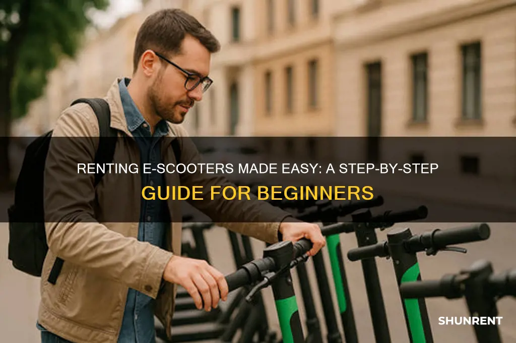 how do i rent an e-scooter