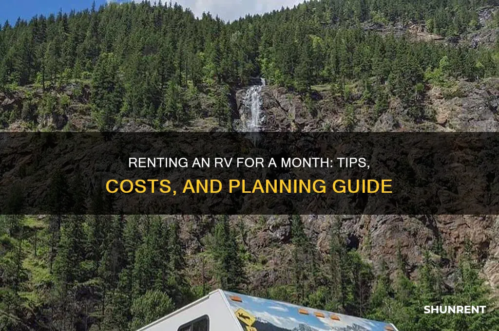 how do i rent an rv for a month