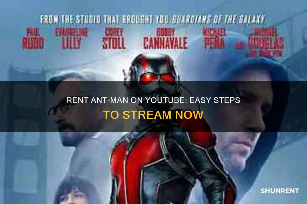 how do i rent ant man on youutbe