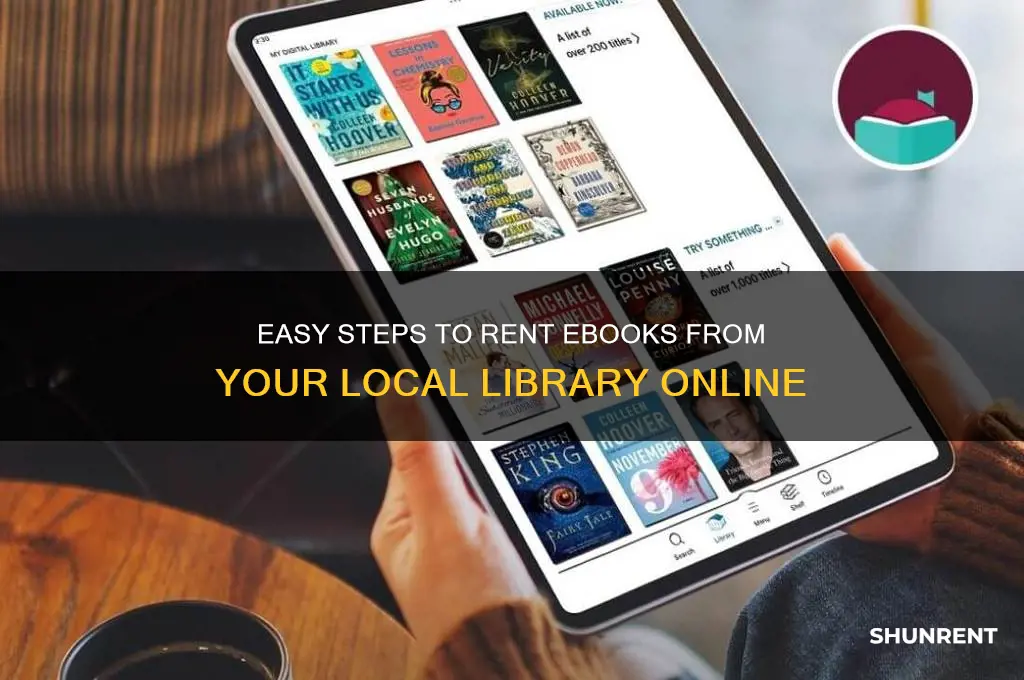 how do i rent books electronically from my local library