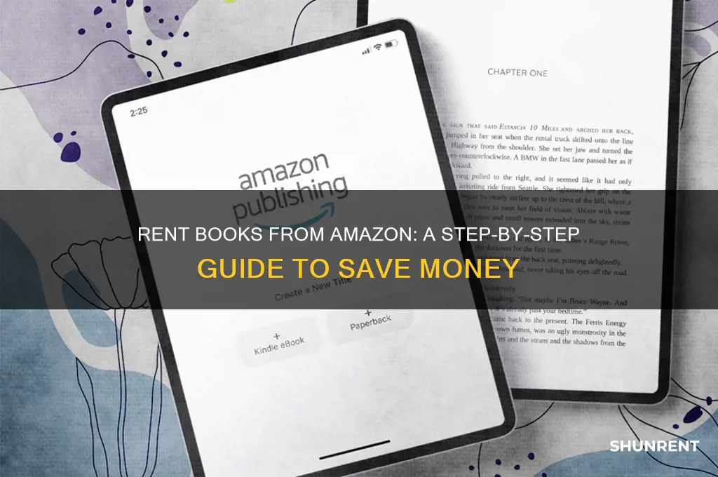 how do i rent books from amazon
