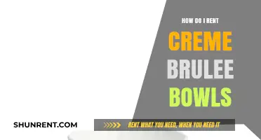 Renting Crème Brûlée Bowls: A Guide to Perfect Dessert Presentation
