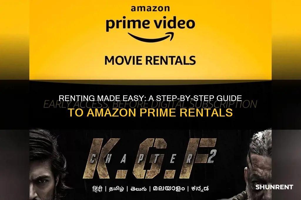 how do i rent from amazon prime